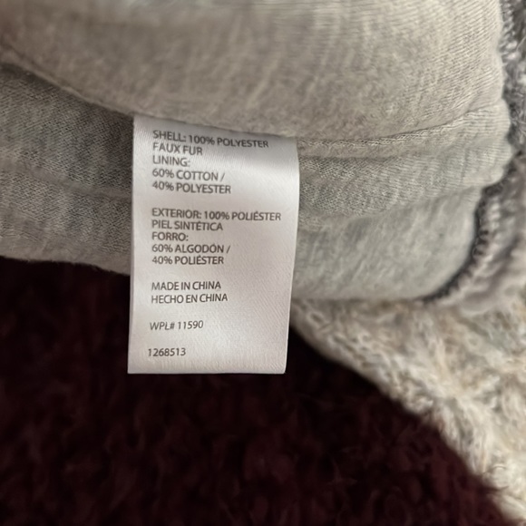 Cozy pull over 3/4 zip faux shearling size XL ‘Original Weatherproof Vintage’ - Picture 5 of 6